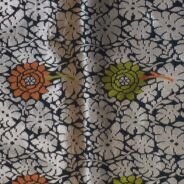 KashiFab Burnt Orange Banarasi Silk Saree online - authentic Varanasi Banarasi silk saree - detail view 3