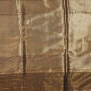 KashiFab Burnt Orange Banarasi Silk Saree online - authentic Varanasi Banarasi silk saree - detail view 3