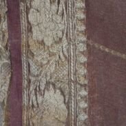 KashiFab Burnt Orange Banarasi Silk Saree online - authentic Varanasi Banarasi silk saree - detail view 4