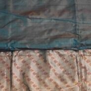 KashiFab Burnt Orange Banarasi Silk Saree online - authentic Varanasi Banarasi silk saree - detail view 5