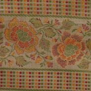 KashiFab Burnt Orange Banarasi Silk Saree online - authentic Varanasi Banarasi silk saree - detail view 5