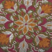 KashiFab Burnt Orange Banarasi Silk Saree online - authentic Varanasi Banarasi silk saree - detail view 6