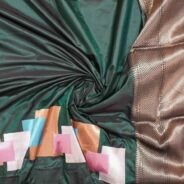 KashiFab Burnt Orange Banarasi Silk Saree online - authentic Varanasi Banarasi silk saree - detail view 6