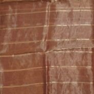 KashiFab Burnt Orange Banarasi Silk Saree online - authentic Varanasi Banarasi silk saree - detail view 7