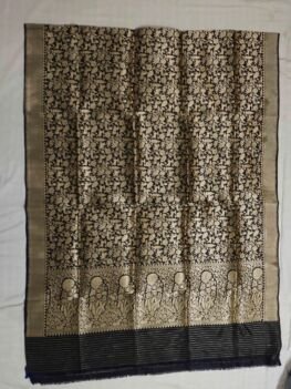 KashiFab Coffee Brown Banarasi Silk Saree online - authentic Varanasi Banarasi silk saree