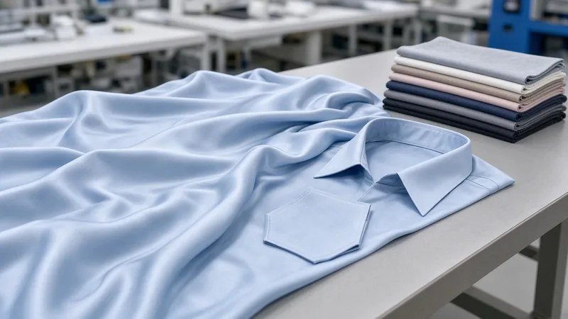 KashiFab custom blouse and shirt silk fabric development for CMT factories