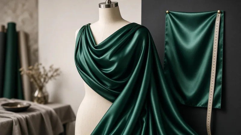 KashiFab custom evening dress silk fabric development for export brands