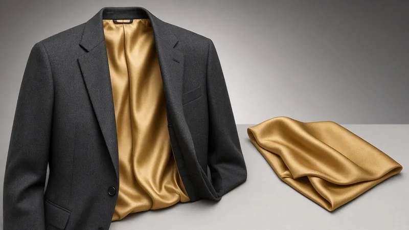 KashiFab custom jacket lining silk fabric development for outerwear brands