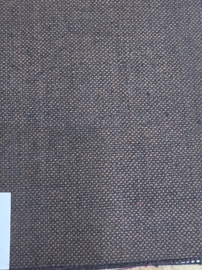 Dark Brown Charcoal Heather Matka Silk Fabric - Banarasi Matka KashiFab Dark Brown Charcoal Heather Matka Silk Fabric - Banarasi Matka