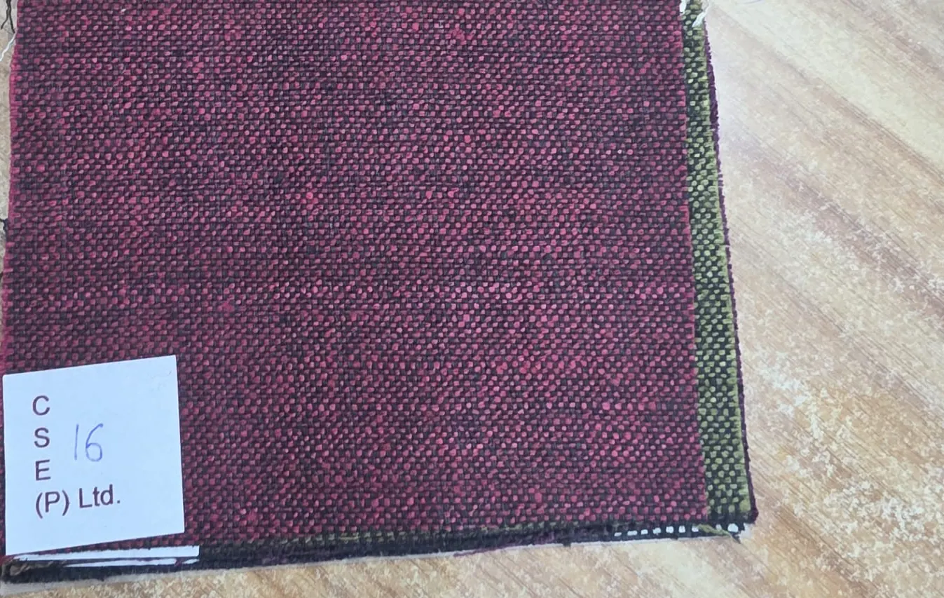 Dark Magenta Burgundy Matka Silk Fabric - Banarasi Matka KashiFab Dark Magenta Burgundy Matka Silk Fabric - Banarasi Matka