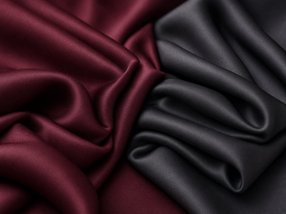 KashiFab fabric sourcing India sample rail - accessory silk samples