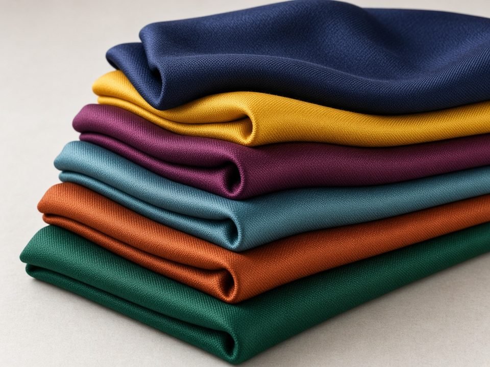 KashiFab fabric sourcing India sample rail - silk scarf fabric metres