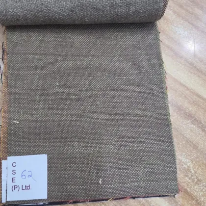 KashiFab Olive Bronze Heather Matka Silk Fabric - Banarasi Matka