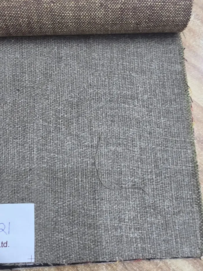 KashiFab Heathered Steel Grey Matka Silk Fabric - Banarasi Handloom