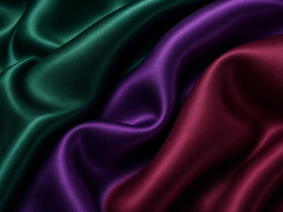 KashiFab import silk - structured silk satin Katan category sample
