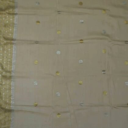 KashiFab Mustard Gold Banarasi Silk Dupatta online - authentic Varanasi Banarasi silk dupatta
