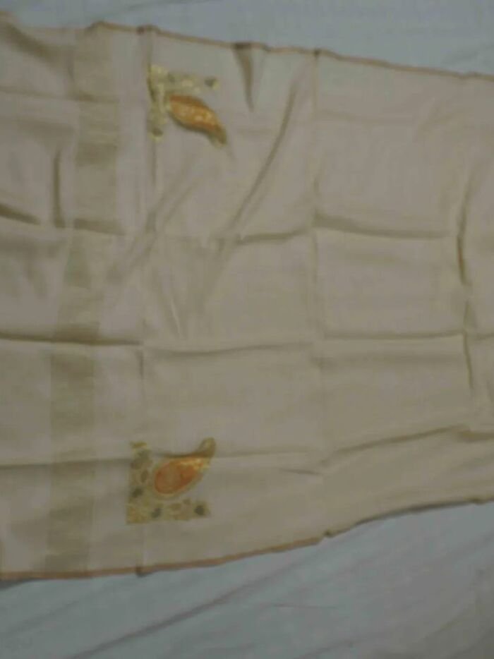KashiFab Mustard Gold Banarasi Silk Dupatta online - authentic Varanasi Banarasi silk dupatta