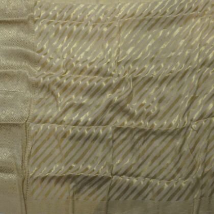 KashiFab Mustard Gold Banarasi Silk Dupatta online - authentic Varanasi Banarasi silk dupatta