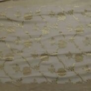 KashiFab Mustard Gold Banarasi Silk Dupatta online - authentic Varanasi Banarasi silk dupatta - detail view 2