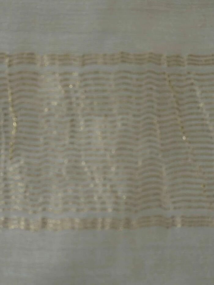 KashiFab Mustard Gold Banarasi Silk Dupatta online - authentic Varanasi Banarasi silk dupatta - detail view 4