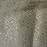 KashiFab Mustard Gold Banarasi Silk Dupatta online - authentic Varanasi Banarasi silk dupatta - detail view 4