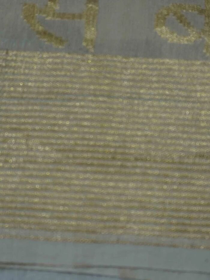 KashiFab Mustard Gold Banarasi Silk Dupatta 4 KashiFab Mustard Gold Banarasi Silk Dupatta online - authentic Varanasi Banarasi silk dupatta - detail view 4