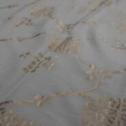 KashiFab Mustard Gold Banarasi Silk Dupatta online - authentic Varanasi Banarasi silk dupatta - detail view 5