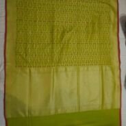 KashiFab Mustard Gold Banarasi Silk Saree online - authentic Varanasi Banarasi silk saree