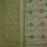 KashiFab Mustard Gold Banarasi Silk Saree online - authentic Varanasi Banarasi silk saree - detail view 2