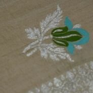 KashiFab Mustard Gold Banarasi Silk Saree online - authentic Varanasi Banarasi silk saree - detail view 3