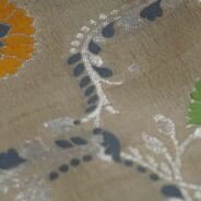 KashiFab Mustard Gold Banarasi Silk Saree online - authentic Varanasi Banarasi silk saree - detail view 3