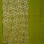KashiFab Mustard Gold Banarasi Silk Saree online - authentic Varanasi Banarasi silk saree - detail view 4