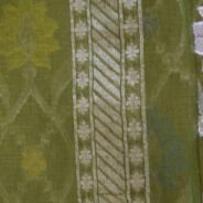 KashiFab Mustard Gold Banarasi Silk Saree online - authentic Varanasi Banarasi silk saree - detail view 4