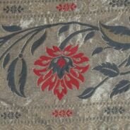 KashiFab Mustard Gold Banarasi Silk Saree online - authentic Varanasi Banarasi silk saree - detail view 4