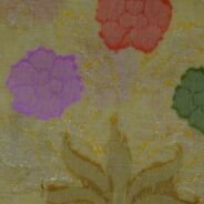 KashiFab Mustard Gold Banarasi Silk Saree online - authentic Varanasi Banarasi silk saree - detail view 5