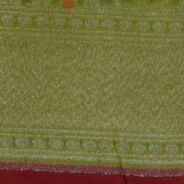KashiFab Mustard Gold Banarasi Silk Saree online - authentic Varanasi Banarasi silk saree - detail view 6
