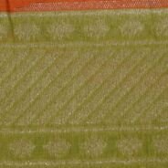 KashiFab Mustard Gold Banarasi Silk Saree online - authentic Varanasi Banarasi silk saree - detail view 7