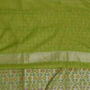 KashiFab Mustard Gold Banarasi Silk Saree online - authentic Varanasi Banarasi silk saree - detail view 8