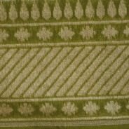 KashiFab Mustard Gold Banarasi Silk Saree online - authentic Varanasi Banarasi silk saree - detail view 8