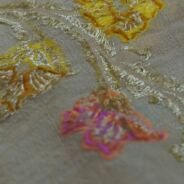 KashiFab Mustard Gold Banarasi Silk Saree online - authentic Varanasi Banarasi silk saree - detail view 8
