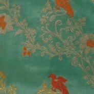 KashiFab Peach Banarasi Silk Saree online - authentic Varanasi Banarasi silk saree - detail view 4