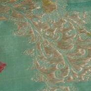 KashiFab Peach Banarasi Silk Saree online - authentic Varanasi Banarasi silk saree - detail view 8