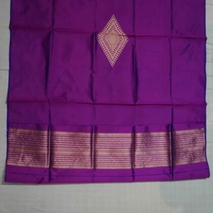 KashiFab Rose Pink Banarasi Silk Coord Set online - authentic Varanasi Banarasi silk coord set