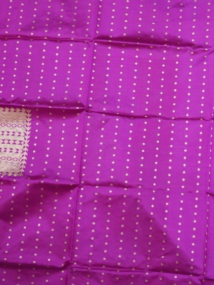 KashiFab Rose Pink Banarasi Silk Coord Set 1 KashiFab Rose Pink Banarasi Silk Coord Set online - authentic Varanasi Banarasi silk coord set