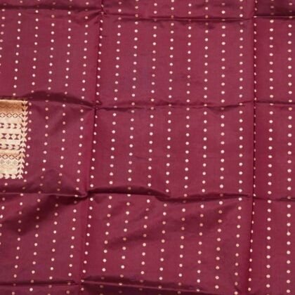 KashiFab Rose Pink Banarasi Silk Coord Set online - authentic Varanasi Banarasi silk coord set