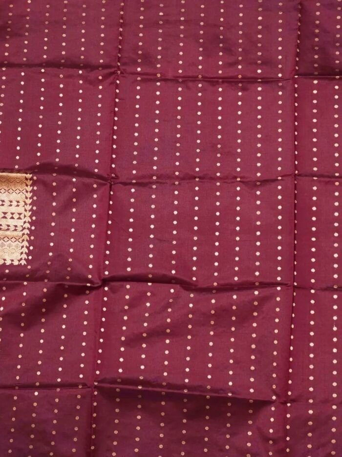 KashiFab Rose Pink Banarasi Silk Coord Set online - authentic Varanasi Banarasi silk coord set