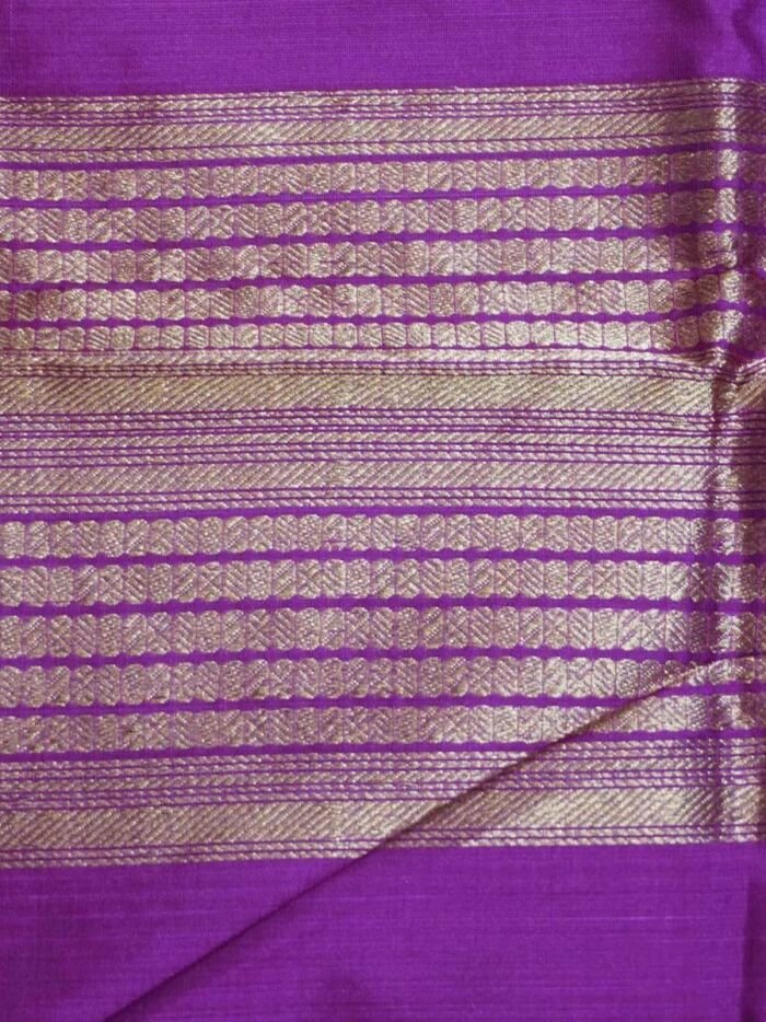 KashiFab Rose Pink Banarasi Silk Coord Set online - authentic Varanasi Banarasi silk coord set - detail view 3