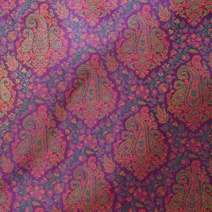 KashiFab Rose Pink Banarasi Silk Saree online - authentic Varanasi Banarasi silk saree