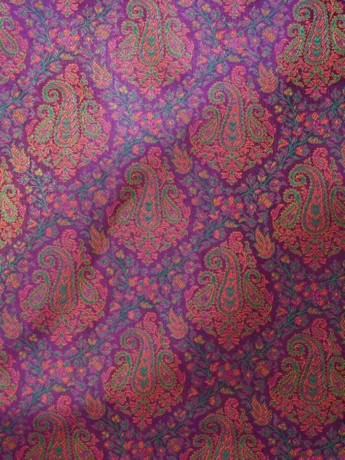 KashiFab Rose Pink Banarasi Silk Saree 1 KashiFab Rose Pink Banarasi Silk Saree online - authentic Varanasi Banarasi silk saree