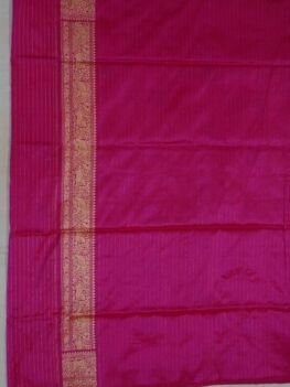 KashiFab Rose Pink Banarasi Silk Saree online - authentic Varanasi Banarasi silk saree
